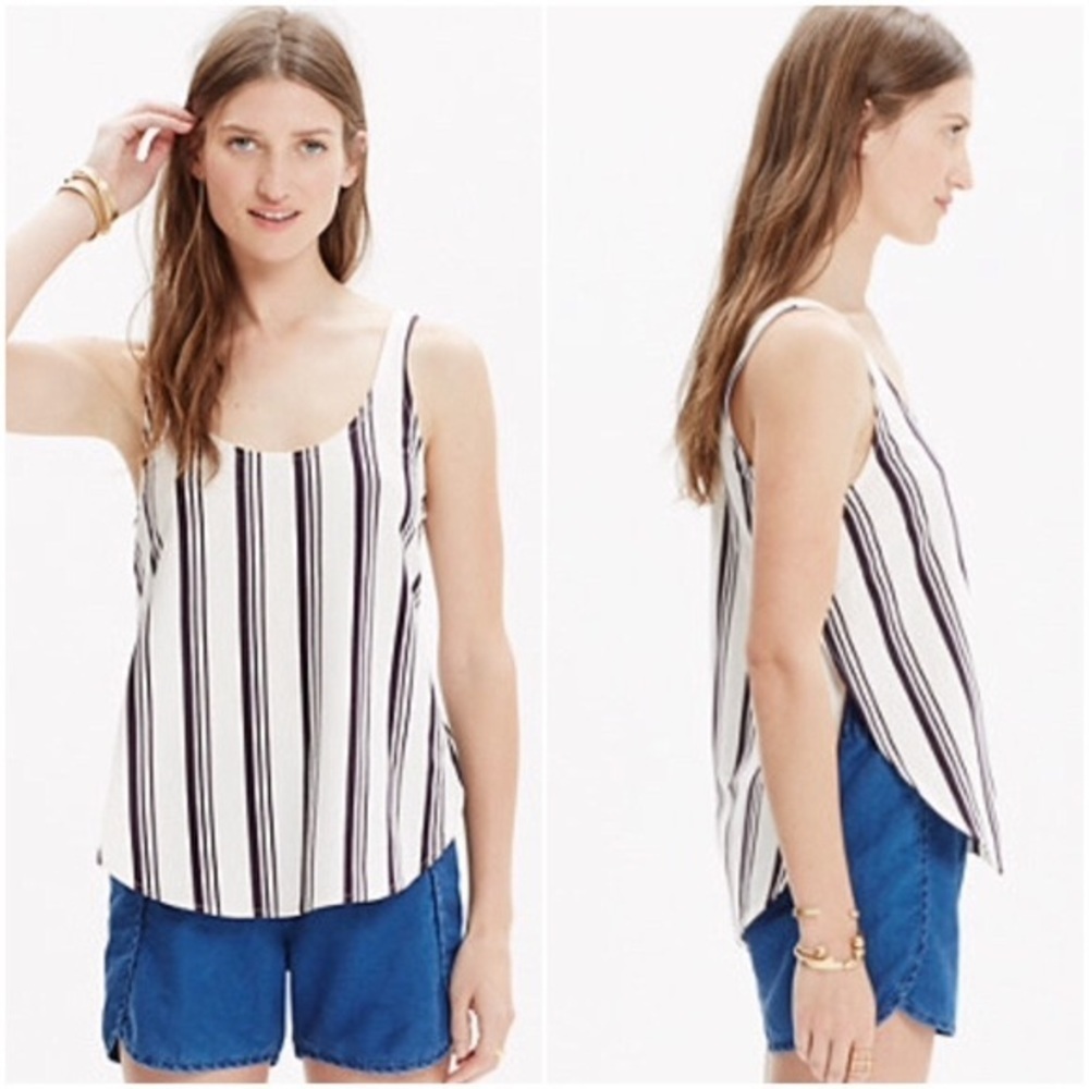 Madewell singlet sideslit tank top